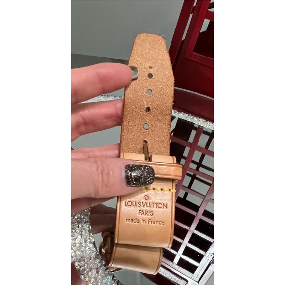 NEW LISTING! Louis Vuitton Vachetta Cuff- New Photos added of extra hole! - Picture 11 of 12